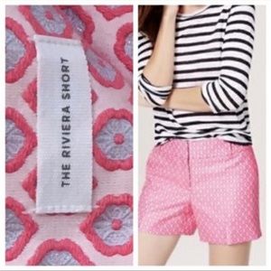 Ann Taylor LOFT Riviera Shorts 4" Pink Size 8